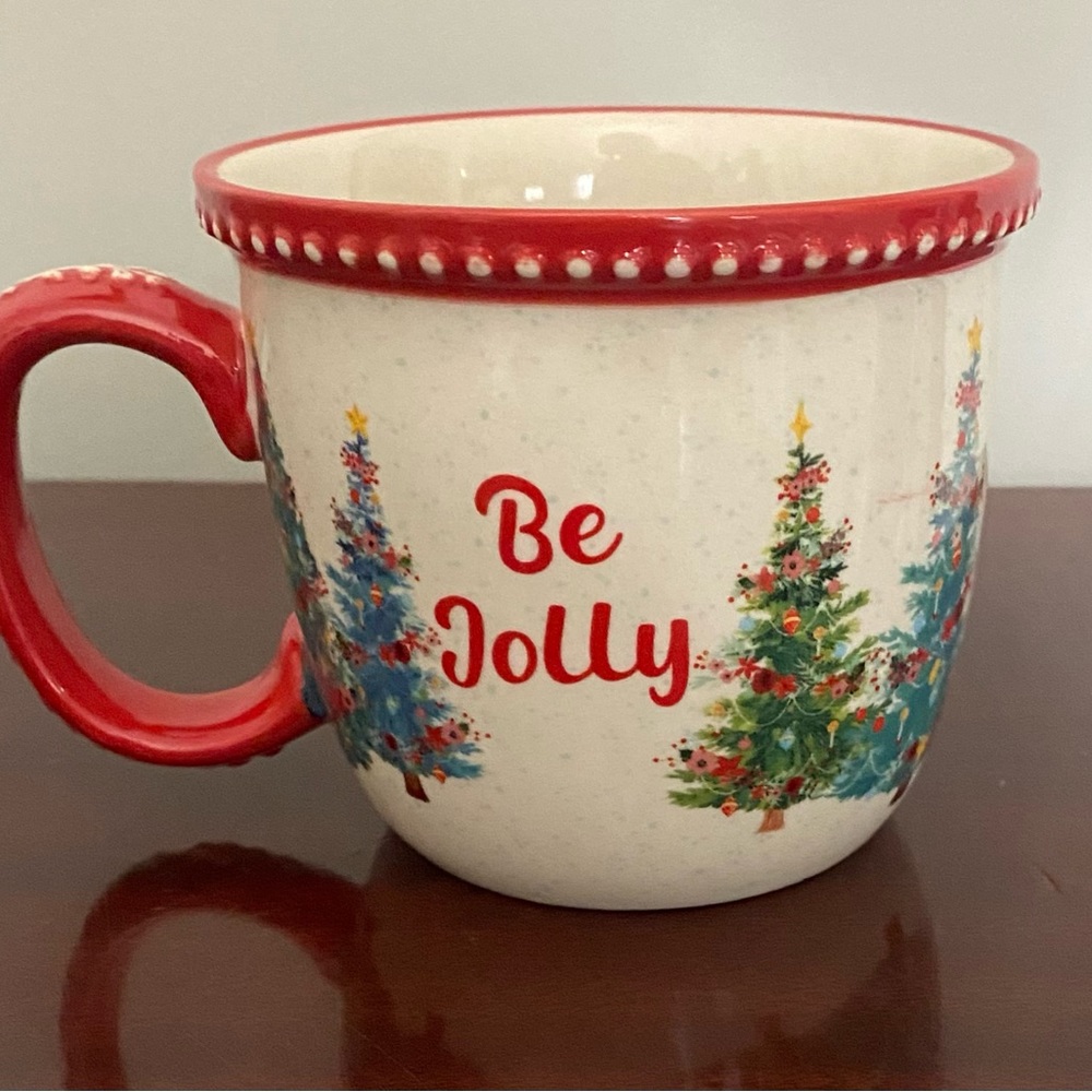 Pioneer Woman set of three Christmas coffee mugs
